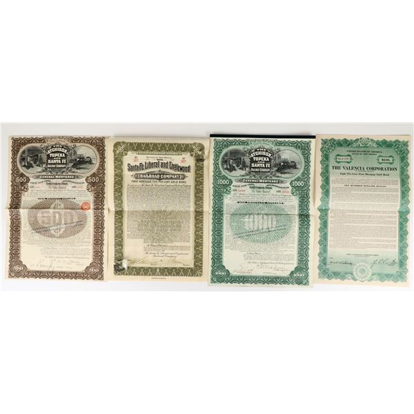 New Mexico Railroad Bonds (4 Different) [207603]