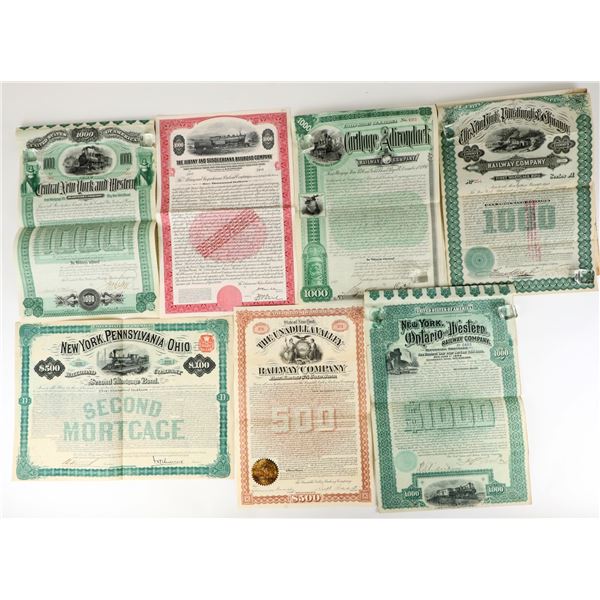 New York Railroad/Railways Bonds (7) [207644]