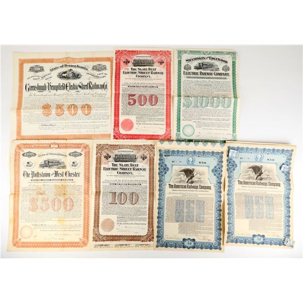 Pennsylvania Street Railway Bonds (7) [207485]