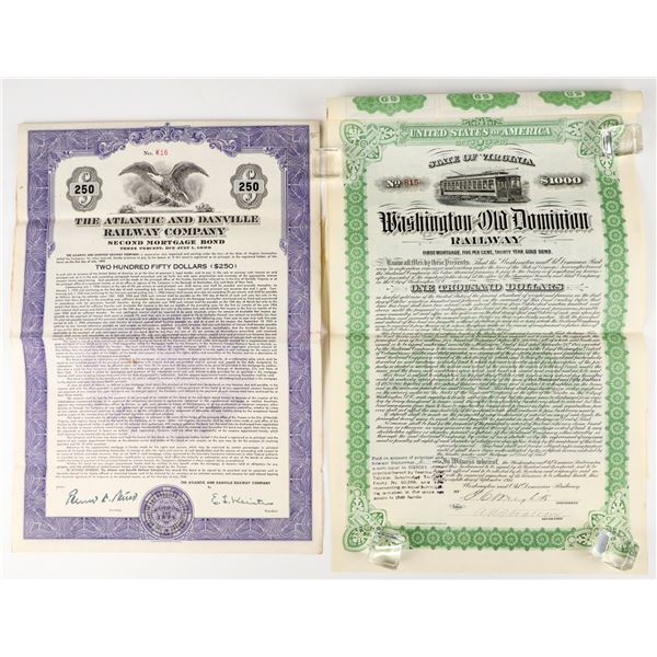 Virginia Railroad & Other Bonds (3) [207502]