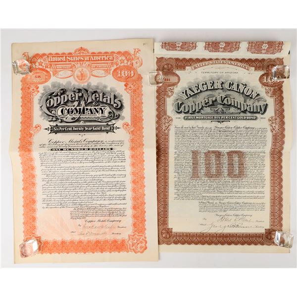 Arizona Copper Mining Bonds (2) [207635]