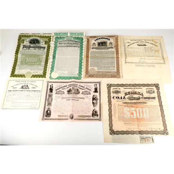 Coal Company Stocks & Bonds (7) [207481]