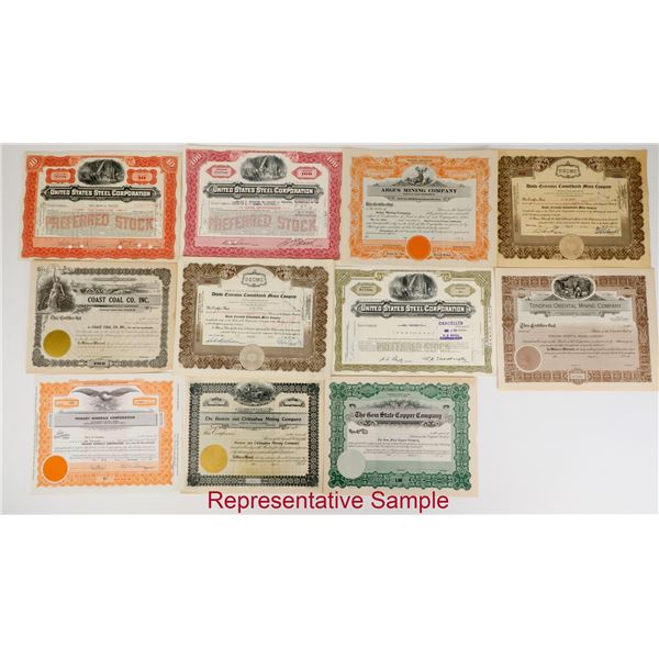 Western Mining Stock Lot, 8 Different [207421]