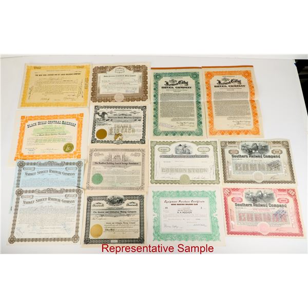 Railroad, Mining, & More Stock Group from 10 Different Companies [207374]