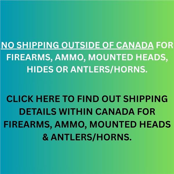 SHIPPING POLICY - CLICK ON "DETAILS" FOR INFO