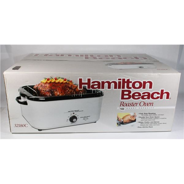 HAMILTON BEACH ROASTER OVEN (NEW)