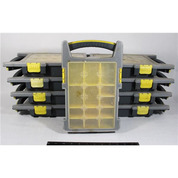 LOT OF 9 PARTS ORGANIZERS COMPLETE WITH TRAYS