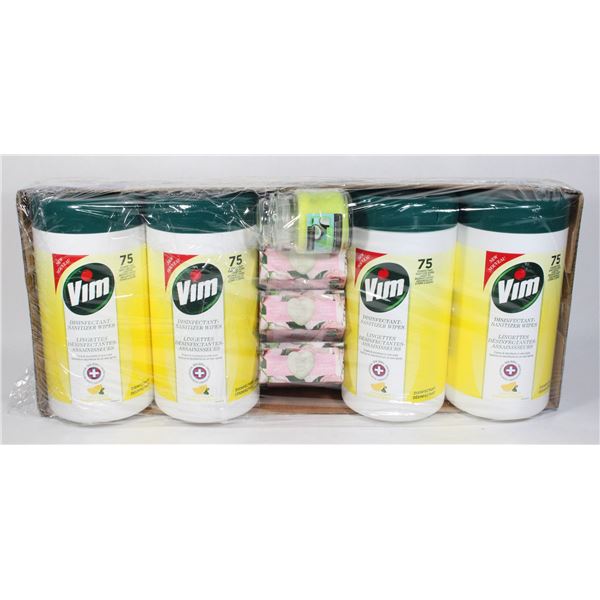 BUNDLE OF HOUSEHOLD CLEANING SUPPLIES