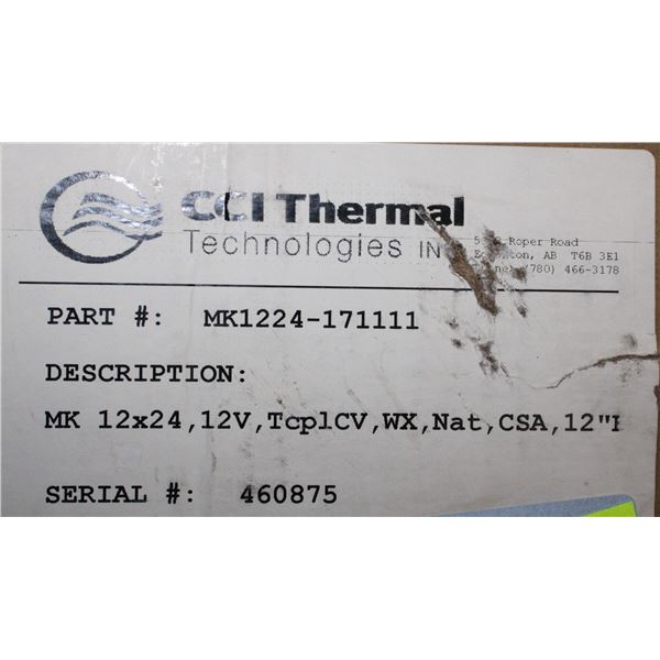 CATA-DYNE GAS CATALYTIC HEATER 12" x 24" NEW