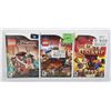 Image 1 : 3 WII GAMES LOONEY TUNES LEGO LOTR AND