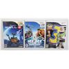 Image 1 : WII GAMES TOY STORY 3 ICE AGE AND WALL E