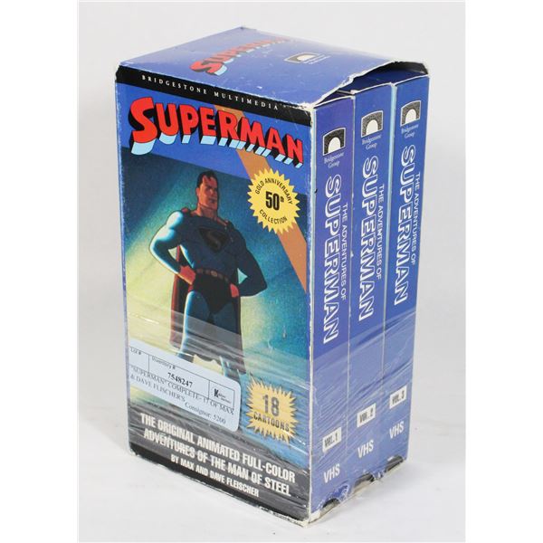 "SUPERMAN" COMPLETE- 17 OF MAX & DAVE FLISCHER'S