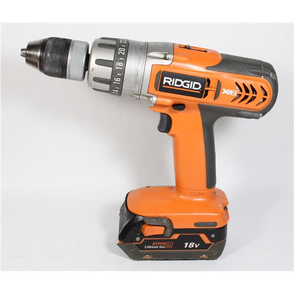 RIGID R841150 1/2" DRILL WITH BATTER