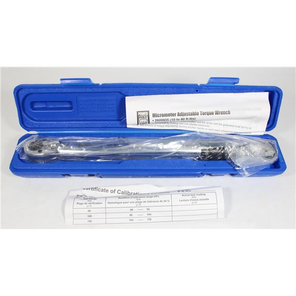 NEW 3/8 TORQUE WRENCH