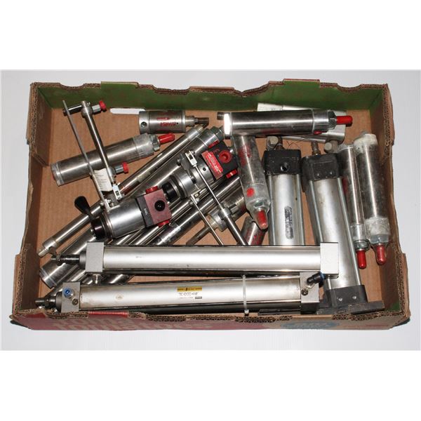 LOT OF 20 NEW AND USED PNEUMATIC CYLINDERS