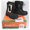 Image 1 : NEW SORREL WORK BOOTS CONQUEST BLACK SIZE 8