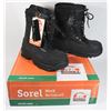 Image 1 : NEW SORREL WORK BOOTS CONQUEST BLACK SIZE 8