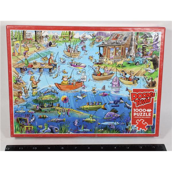 COBBLE HILL 1000PC DOODLE TOWN PUZZLE