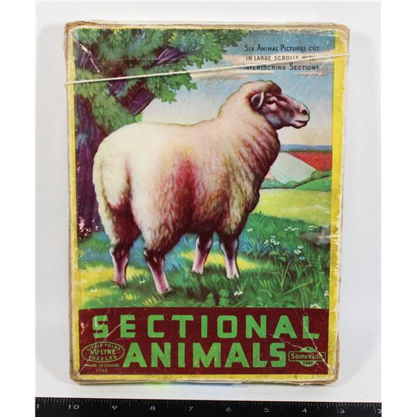 ANTIQUE ANIMAL JIGSAW PUZZLES