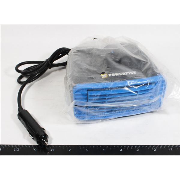 POWERFIST 12V PORTABLE HEATERFAN