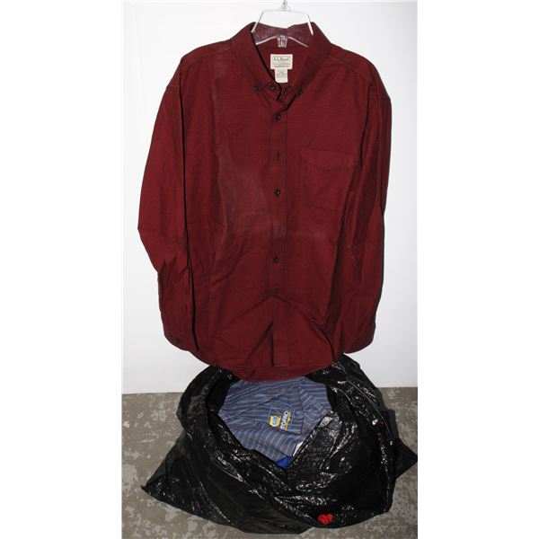 MENS CLOTHING LOT SIZE LARGE BRANDS INCLUDING