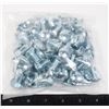 Image 1 : PACKAGE OF 100 CARRIAGE BOLTS 3/8"-16 x 3/4"