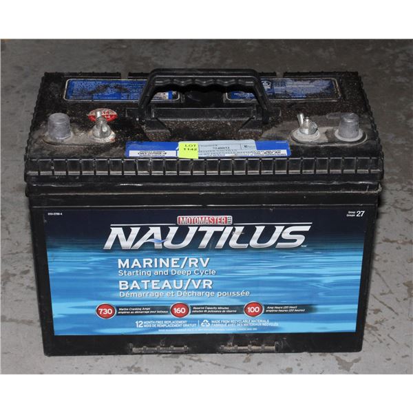 MOTOMASTER NAUTILUS MARINE/RV DEEP CYCLE BATTERY