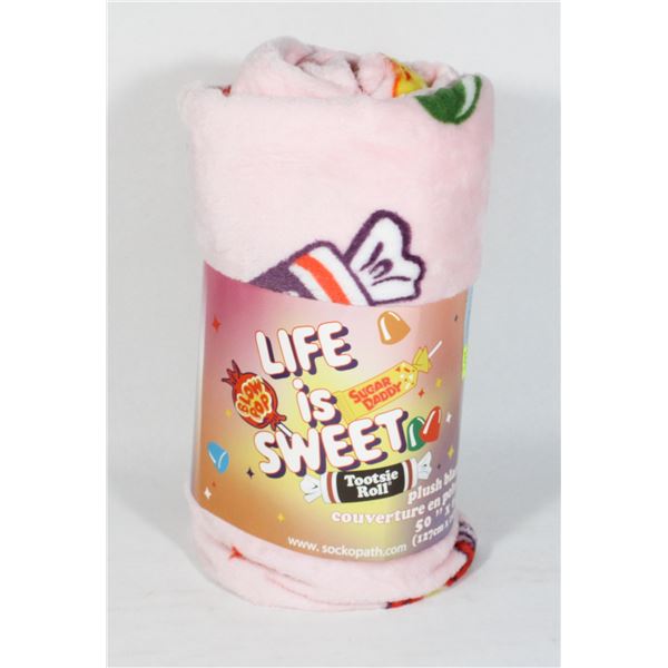 NEW CANDY THEME PLUSH BLANKET