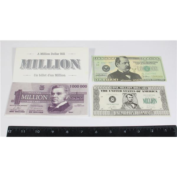 MILLION DOLLAR BILLS