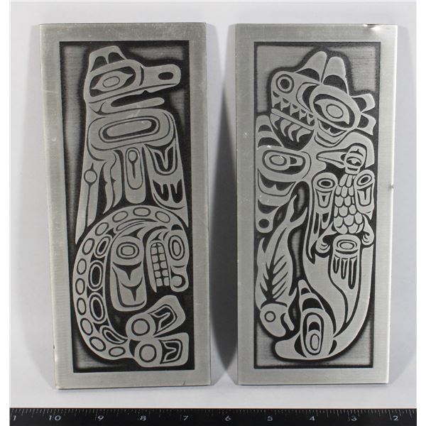 ETCHED ALUMINUM PLAQUES HAND CRAFTED