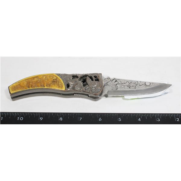 DECORATIVE NATIVE AMERICAN KNIFE