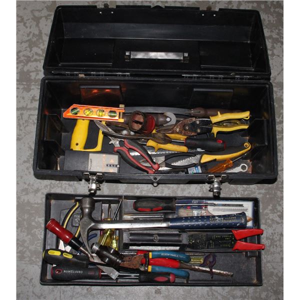 TOOL BOX WITH MISC. TOOLS