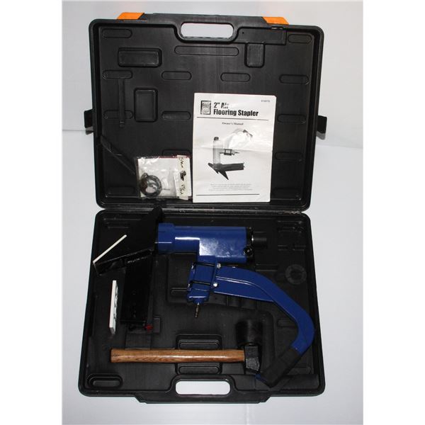 POWERFIST 2" AIR FLOORING STAPLER IN CASE WITH