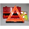 Image 1 : SAFETY VEST AND ROAD SIDE TRIANGLE SET