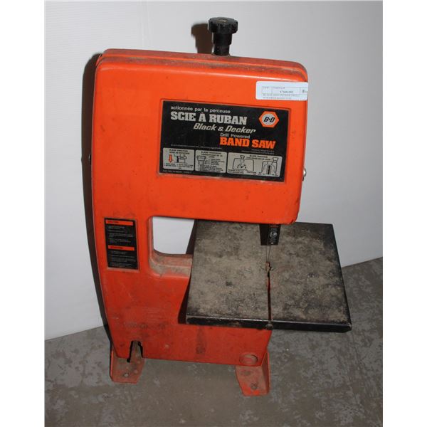 BLACK AND DECKER DRILL POWERED BAND SAW