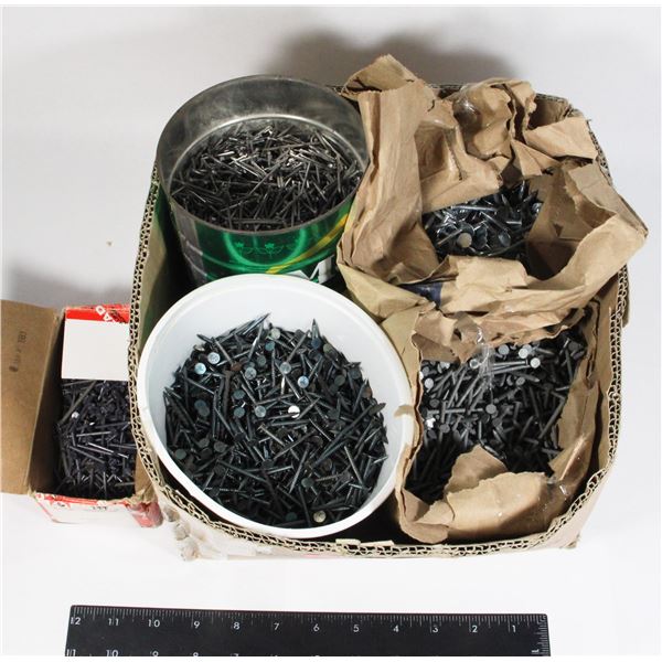 COLLECTION OF FASTENERS NAILS