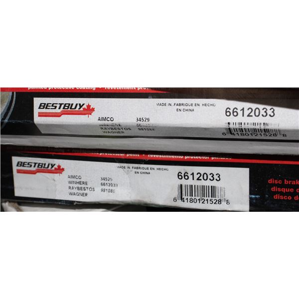 SET BRAKE ROTORS 6612033