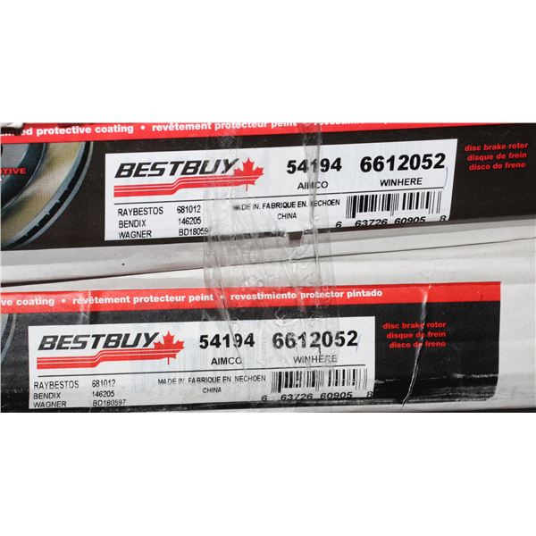 SET BRAKE ROTORS 6612052