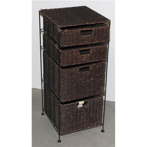 WICKER STORAGE DRAWERS