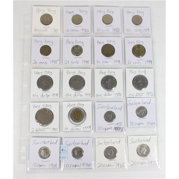 20 COINS 2 COUNTRIES