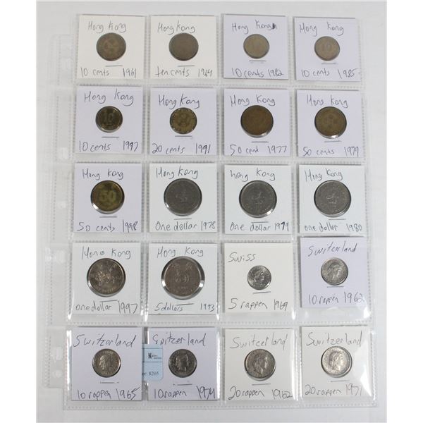20 COINS 2 COUNTRIES
