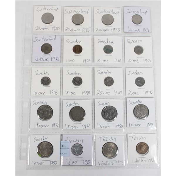 20 COINS 3 COUNTRIES