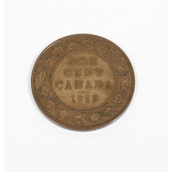 1912 CANADIAN ONE CENT COIN