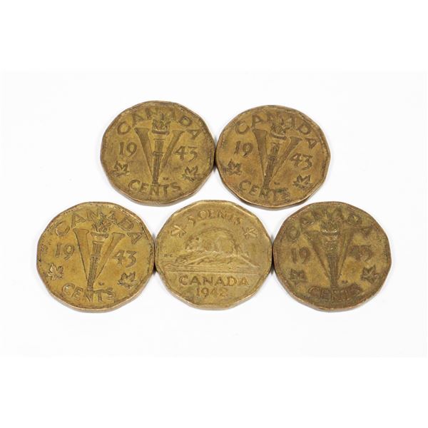 VINTAGE TOMBAC NICKELS