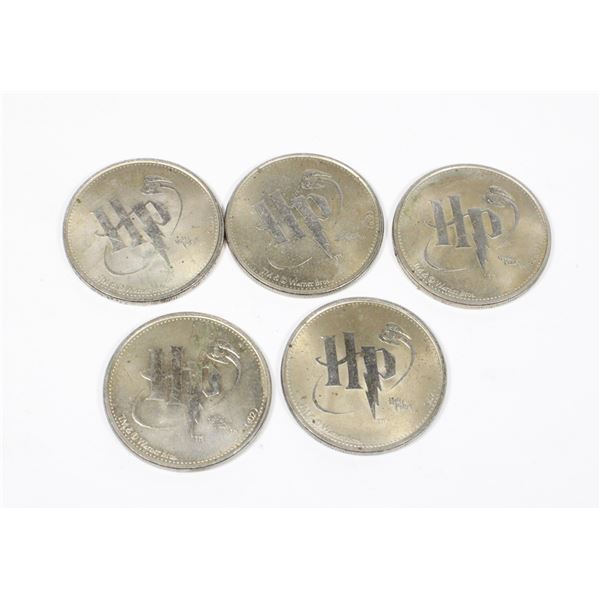 VINTAGE HARRY POTTER TOKENS