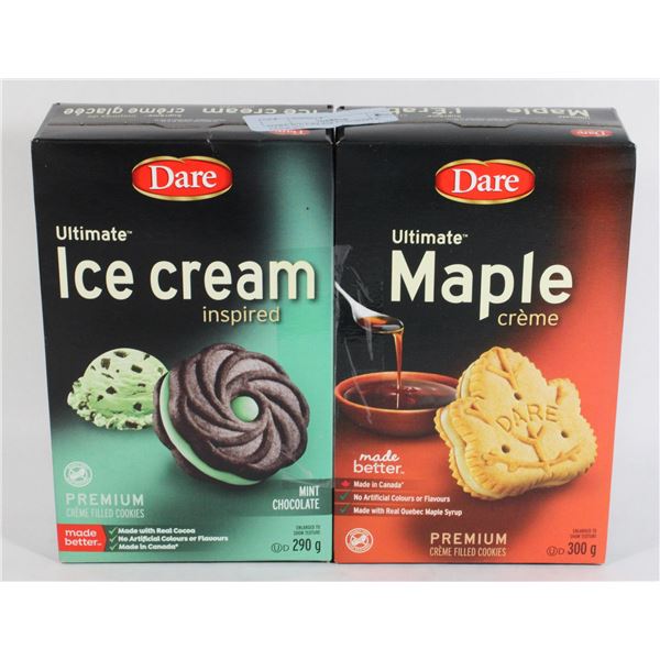 DARE ICE CREAM AND MAPLE COOKIES
