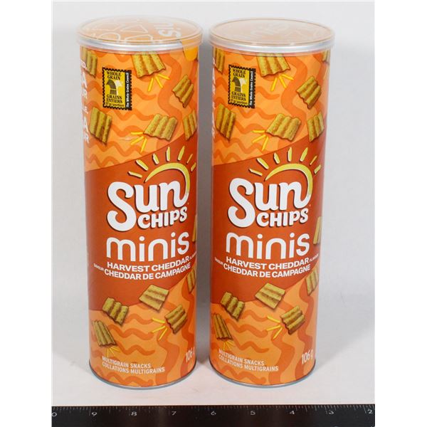 TWO PACKS OF SUN CHIPS MINIS 106G EACH