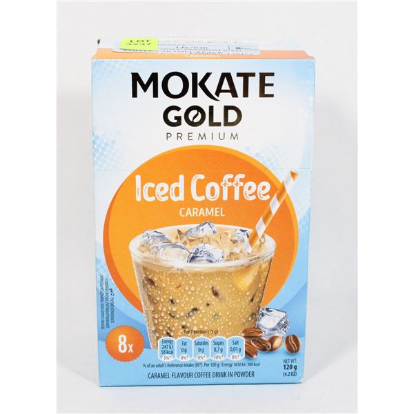 MOKATE GOLD PREMIUM ICED COFFEE CARAMEL 8 PACK