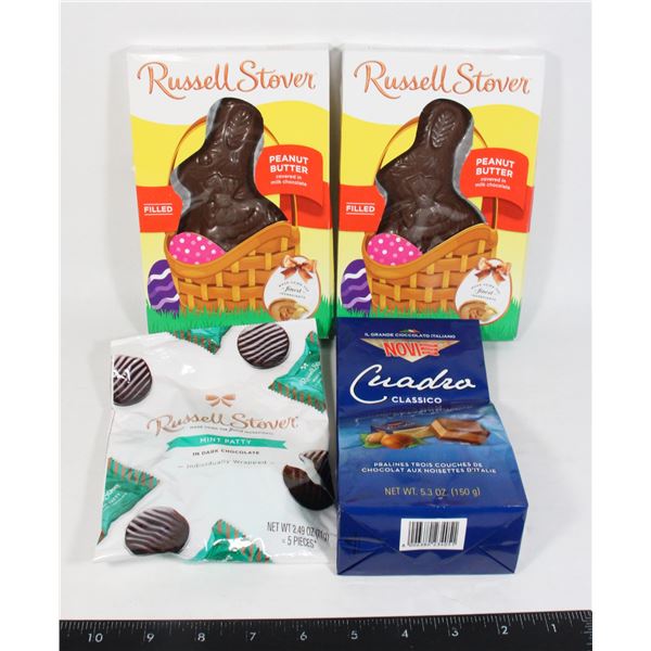 NOVI CHOCOLATE/RUSSELL STOVER CHOCOLATE BUNNIES