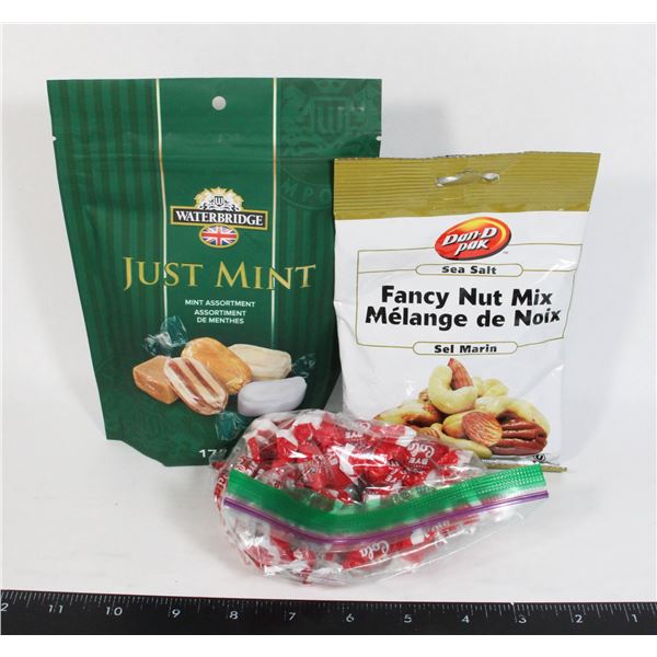 DAN-D FANCY NUT MIX/COLA CARAMELS/WATERBRIDGE MINT